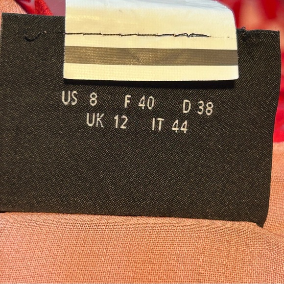 AKRIS Cocktail Dress Heart Motifs Mulberry Silk w Embroidered Overlay UK 12 US 8 - Picture 12 of 14